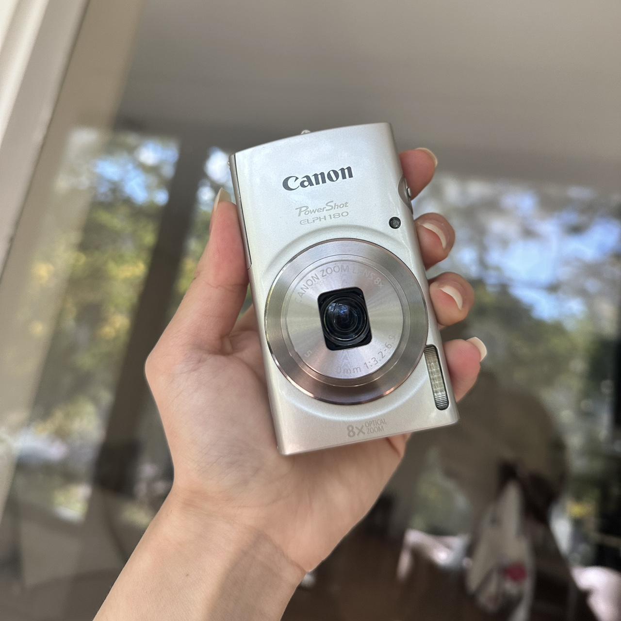 Silver Canon Powershot Elph 180 Digital Camera